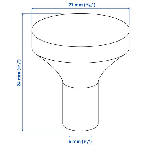 BAGGANÄS, knob, 2 pack, 903.384.22