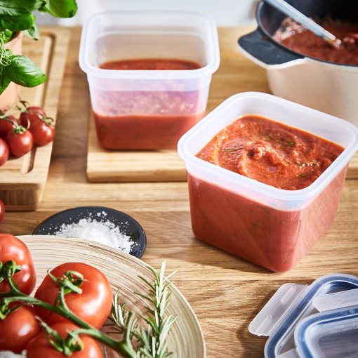 IKEA 365+, food container square/plastic, 1.4 l, 903.591.79