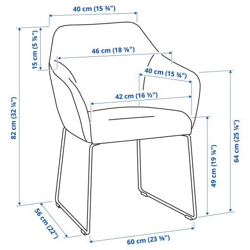 TOSSBERG, καρέκλα, 904.353.24