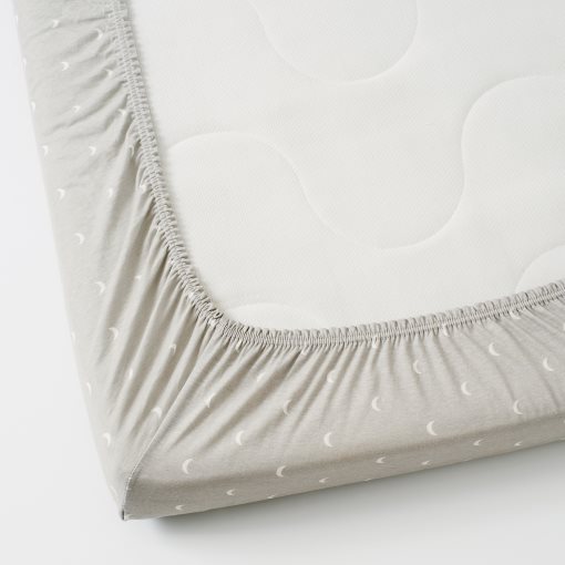 LENAST, fitted sheet for cot, 2 pack, 904.576.41