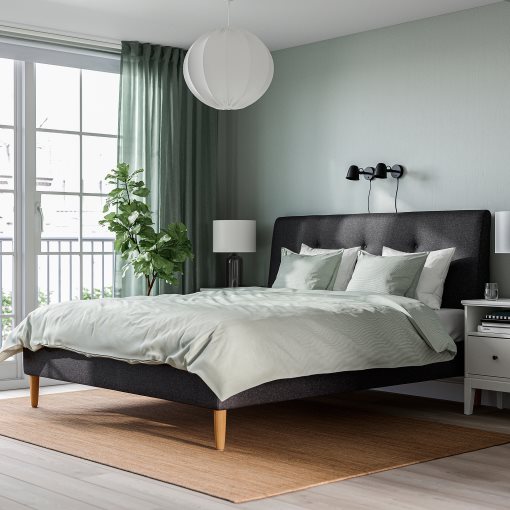IDANÄS, upholstered bed, 180x200 cm, 904.589.47