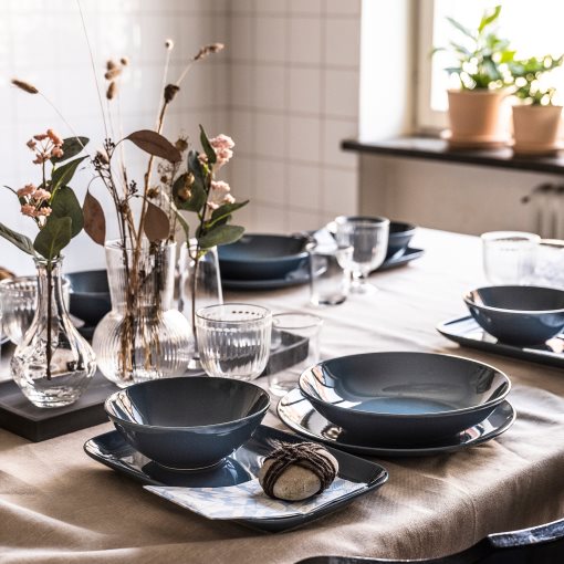 FÄRGKLAR, bowl/glossy, 4 pack, 16 cm, 904.771.92