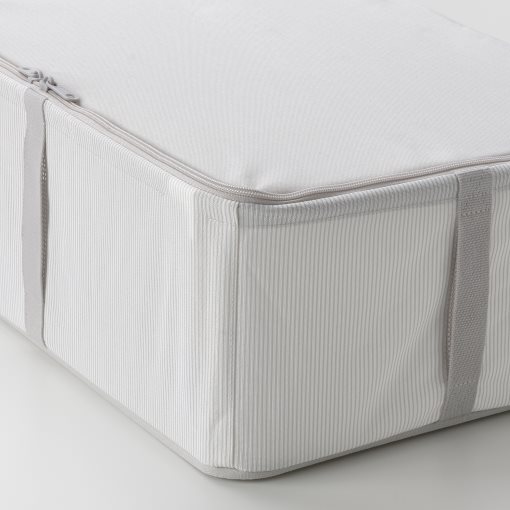 HEMMAFIXARE, storage case/fabric striped, 34x51x19 cm, 905.039.21