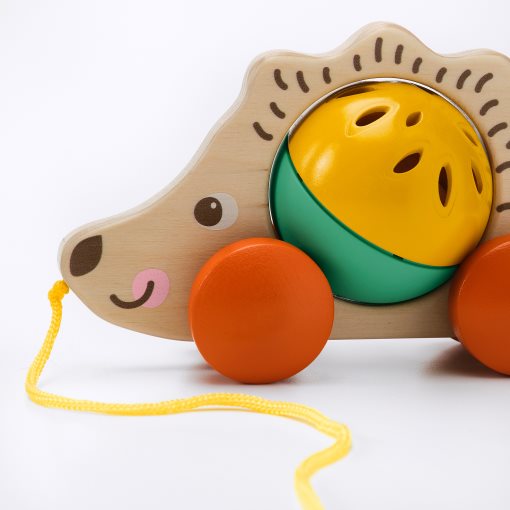UPPSTÅ, pull toy/hedgehog, 905.046.66