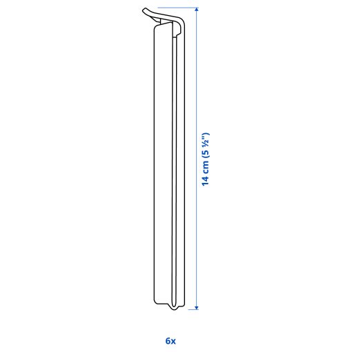 BEVARA, sealing clip, 6 pack, 905.241.79