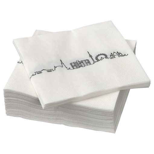 FANTASTISK, paper napkin/Vienna skyline/ 50 pack/33x33 cm, 280g, 905.258.43
