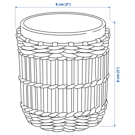SLIPPRIG, βάση για κερί ρεσό/χειροποίητο, 905.314.10