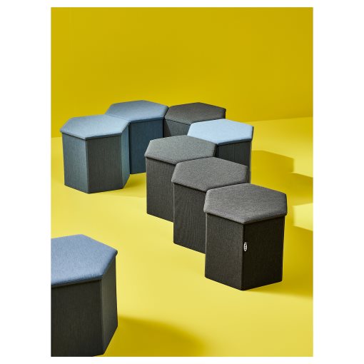KJUGE, pouffe with storage, 905.319.00