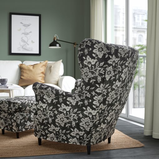 STRANDMON, slipcover for footstool, 905.466.09