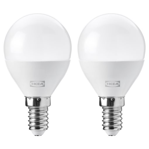 SOLHETTA, λαμπτήρας LED E14 806 lumen συμβατός με ροοστάτη/γλόμπος, 45 mm, 905.493.30