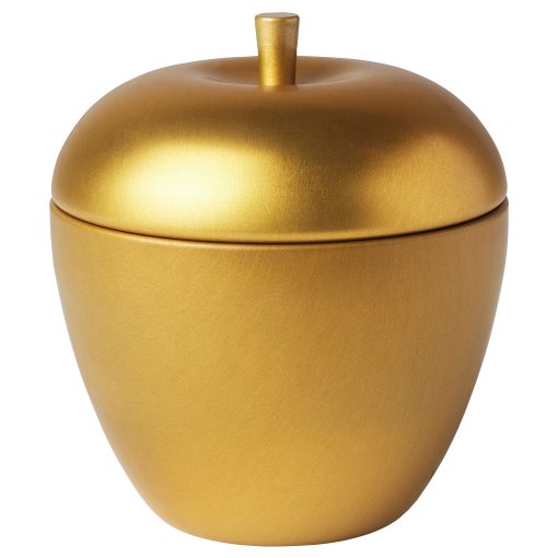 VINTERFINT, scented candle in metal tin/apple-shaped/Winter apples, 24 hr, 905.550.19