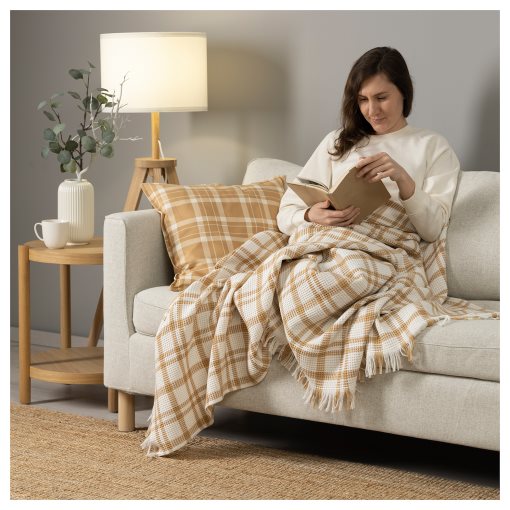 SIKELVINGE, ριχτάρι/καρό, 130x170 cm, 905.736.07