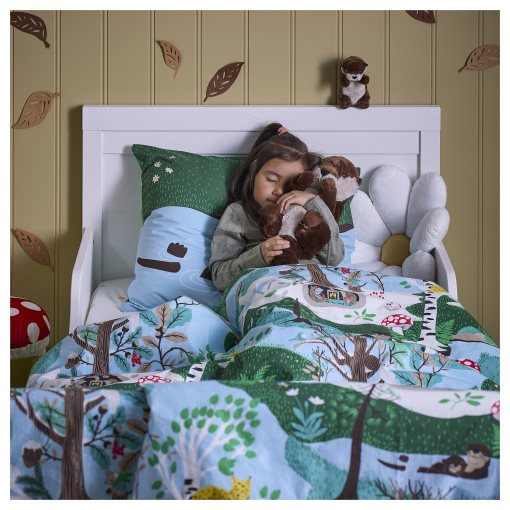 SKOGSDUVA, soft toy/otter with baby/set of 2, 45 cm, 905.768.99