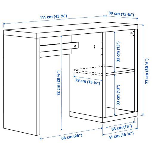 KALLAX, desk, 905.851.01