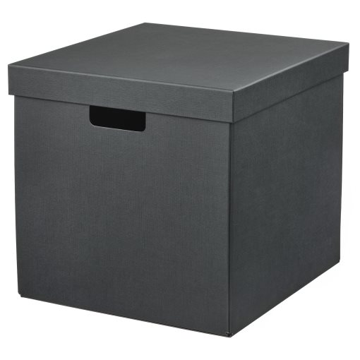 FJÄDERHARV, storage box with lid, 32x35x31 cm, 905.968.97