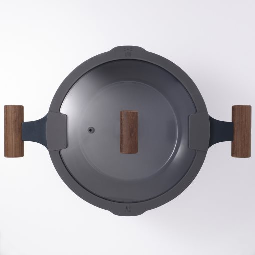 KLIPPFISK, pot with lid with non-stick coating, 5 l, 905.974.82