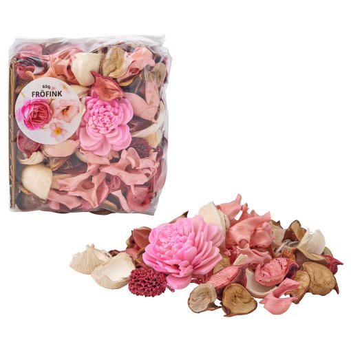 FRÖFINK, scented potpourri/Pink flowers, 60 g, 906.041.47