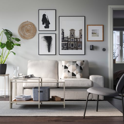 VITTSJÖ, nest of tables/set of 2, 90x50 cm, 906.043.50