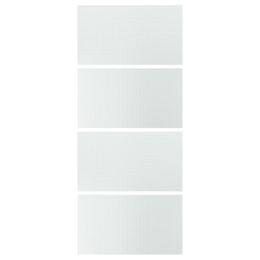 LUNDBRÄSMA, 4 panels for sliding door frame, 100x236 cm, 906.292.37