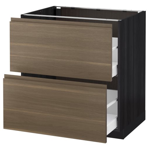 METOD/MAXIMERA, base cabinet 2 fronts/2 high drawers, 991.314.79