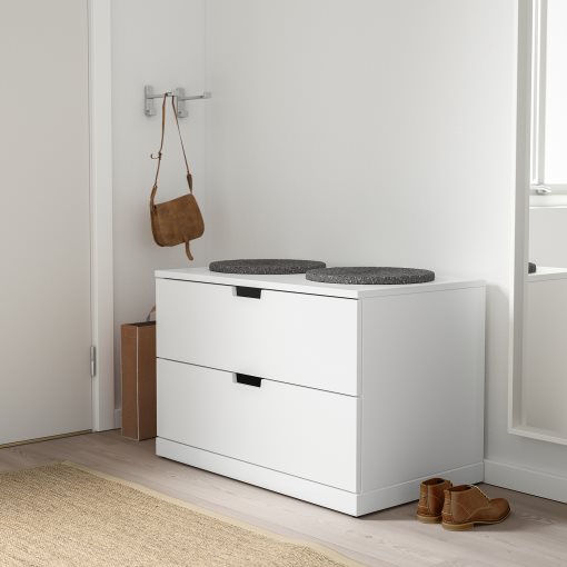 NORDLI, συρταριέρα με 2 συρτάρια, 80X54 cm, 992.394.94