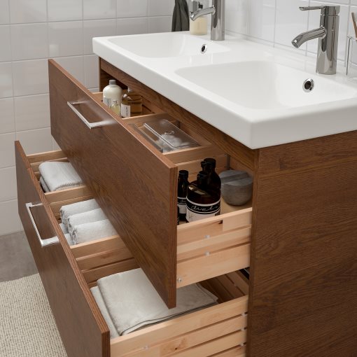 GODMORGON/ODENSVIK, wash-stand with 2 drawers, 993.208.80