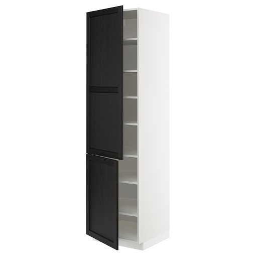METOD, high cabinet with shelves, 60x60x200 cm, 994.644.92