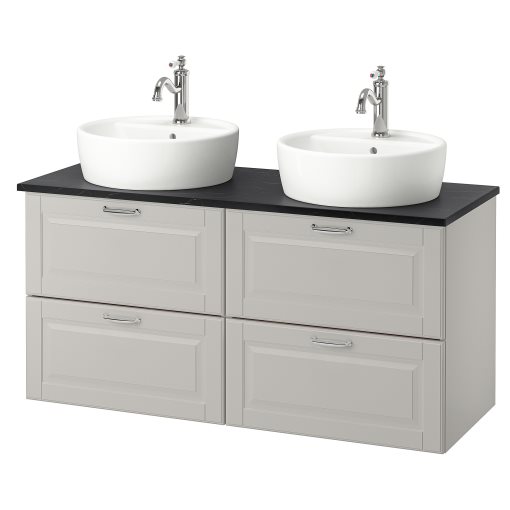 GODMORGON/TOLKEN/TORNVIKEN, βάση νιπτήρα με πάγκο/νιπτήρα 45, 122x49x74 cm, 994.853.76