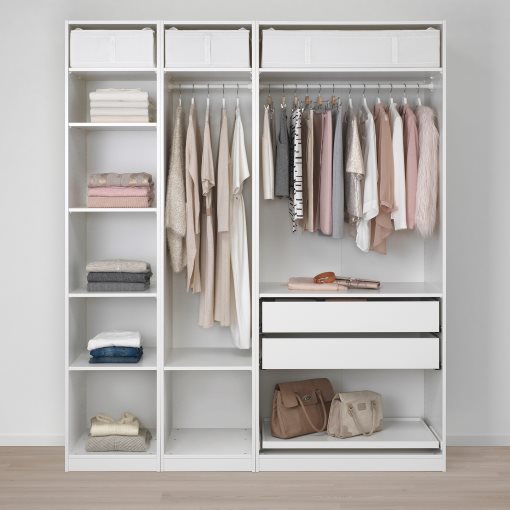 PAX/GRIMO, wardrobe combination, 200x60x236 cm, 995.026.39