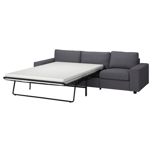 VIMLE, 3-seat sofa-bed with wide armrests, 995.452.57