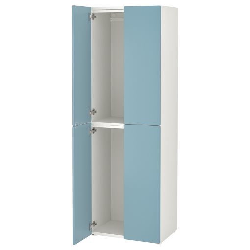 SMASTAD/PLATSA, wardrobe with 2 clothes rails, 60x42x181 cm, 995.489.77