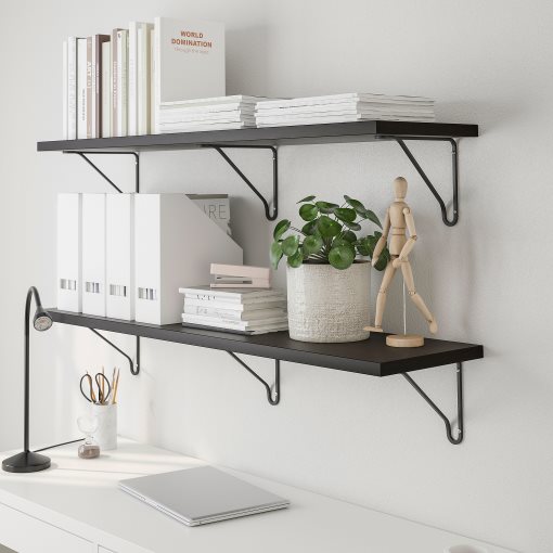 BERGSHULT/FORLAGGARE, wall shelf, 120x30 cm, 995.627.51