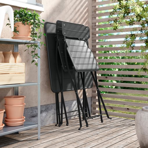 SUNDSÖ, table and 2 folding chairs/outdoor, 65x65 cm, 995.730.28