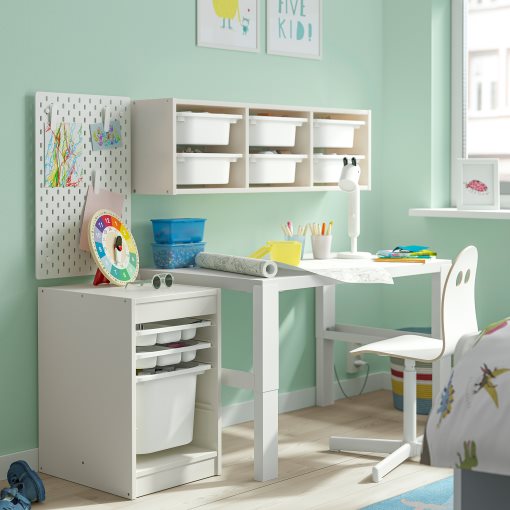 TROFAST, storage combination with boxes/trays, 34x44x56 cm, 995.732.45