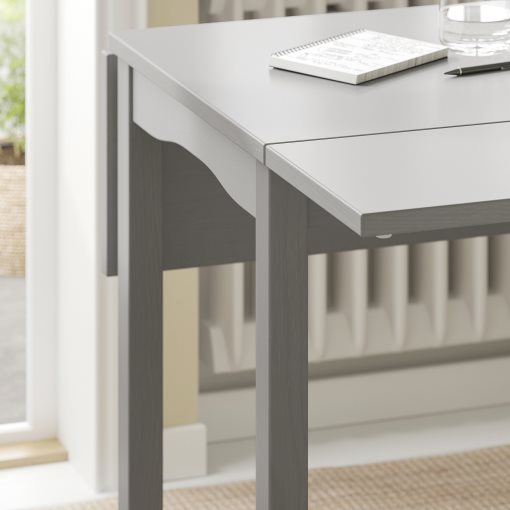 HAUGA/HAUGA, table and 2 stools, 55x82x109/74 cm, 995.749.09