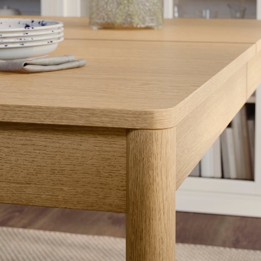 TONSTAD/TONSTAD, τραπέζι και 4 καρέκλες, 140/196x85 cm, 995.967.13