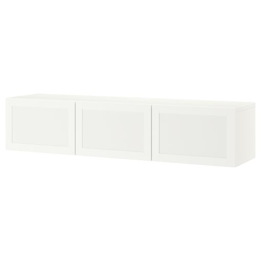 BESTÅ, TV bench with doors, 180x42x38 cm, 693.306.87