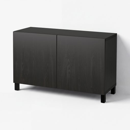 BESTÅ, σύνθεση αποθήκευσης με πόρτες, 120x42x74 cm, 992.098.21