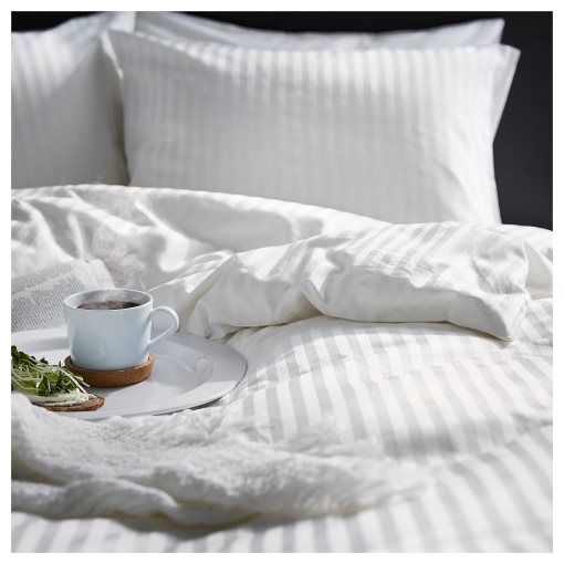 NATTJASMIN, quilt cover and pillowcase, 003.371.77