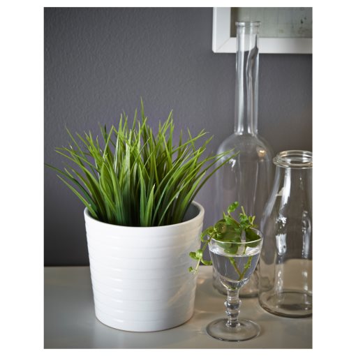 FEJKA, artificial potted plant in/outdoor, grass, 004.339.42
