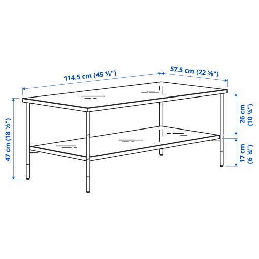ÄSPERÖD, coffee table, 115x58 cm, 004.618.88