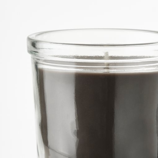 ENSTAKA, scented candle in glass/Bonfire, 20 hr, 005.023.65