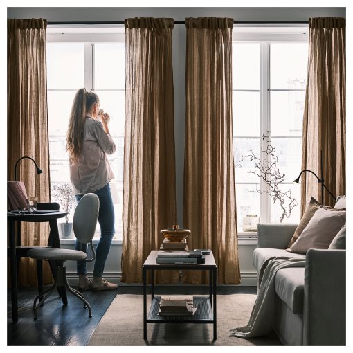 DYTÅG, curtains 1 pair, 145x300 cm, 005.191.20