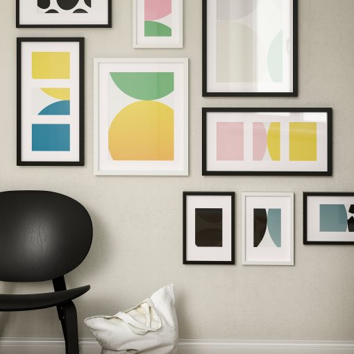 RODALM, frame for 3 pictures, 55x28 cm, 005.537.22