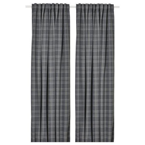 HAGGVECKMAL, room darkening curtains 1 pair, 145x300 cm, 005.621.23