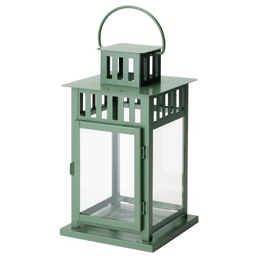 BORRBY, lantern for pillar candle/indoor/outdoor, 28 cm, 005.630.71