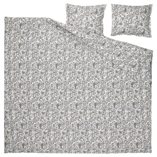 RODGERSIA, duvet cover and 2 pillowcases, 240x220/50x60 cm, 005.793.93
