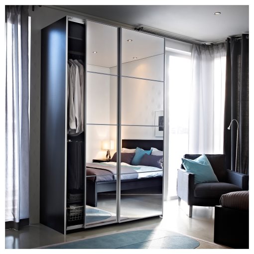 AULI, 4 panels for sliding door frame, 100x201 cm, 005.877.41