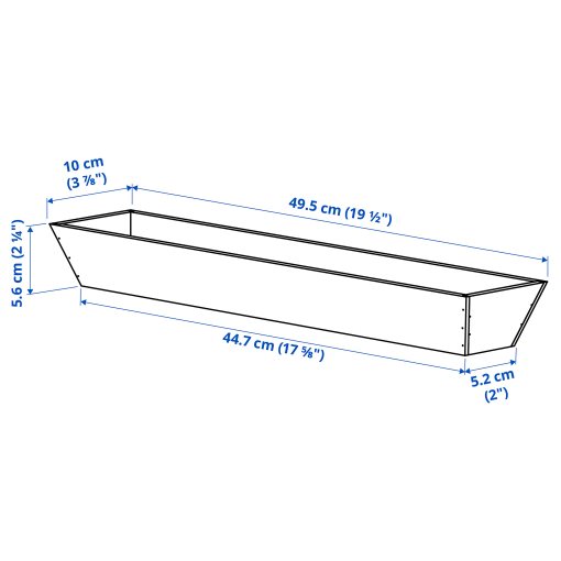 UPPDATERA, θήκη εργαλείων κουζίνας, 10x50 cm, 006.180.97