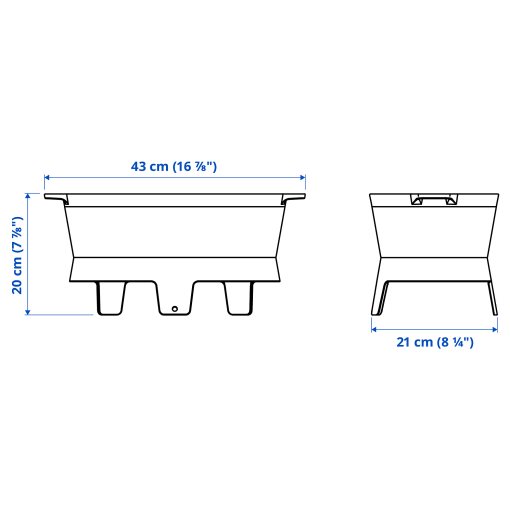 SOLUPPGÅNG, barbecue, 21x43 cm, 006.213.06